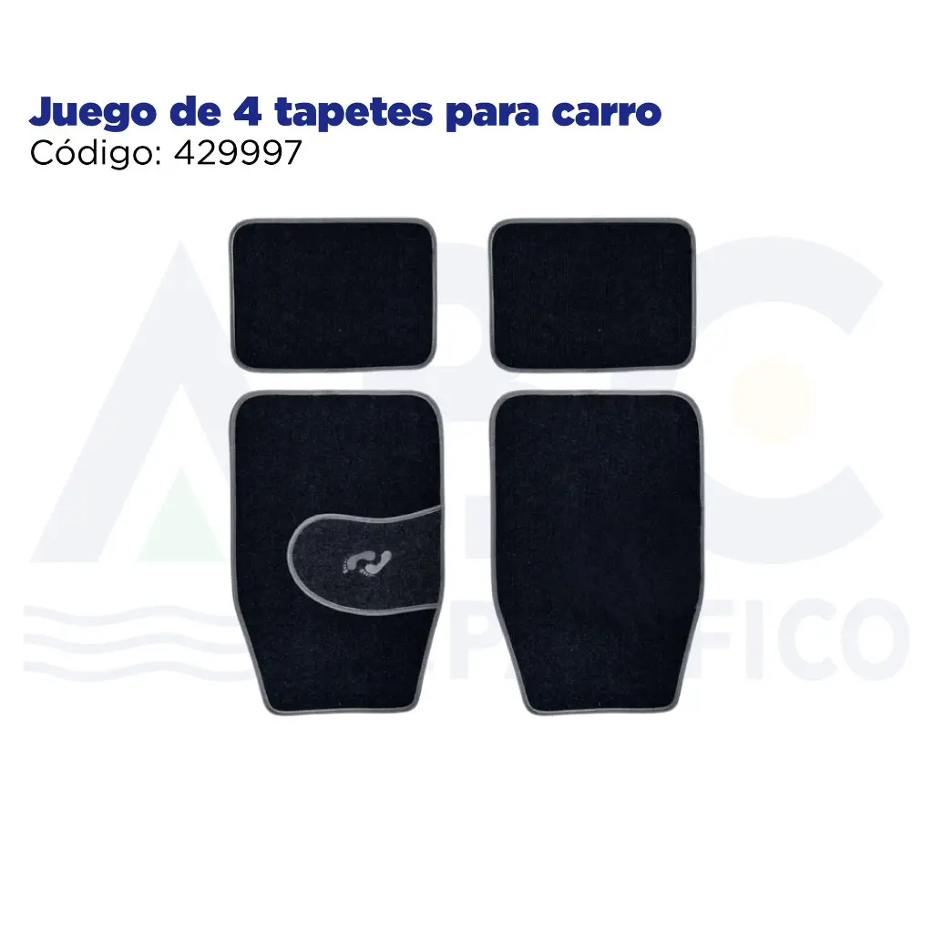 Juego de 4 tapetes para carro