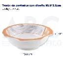 Tazón de cerámica con diseño 10.8*3.5cm