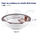 Tazón de cerámica con diseño 10.8*3.5cm