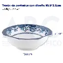 Tazón de cerámica con diseño 10.8*3.5cm