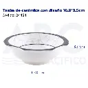 Tazón de cerámica con diseño 10.8*3.5cm