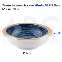Tazón de cerámica con diseño 10.8*3.5cm