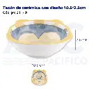 Tazón de cerámica con diseño 10.5*3.5cm
