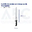 Cuchillo de cocina con mango pp de 14 pulgadas