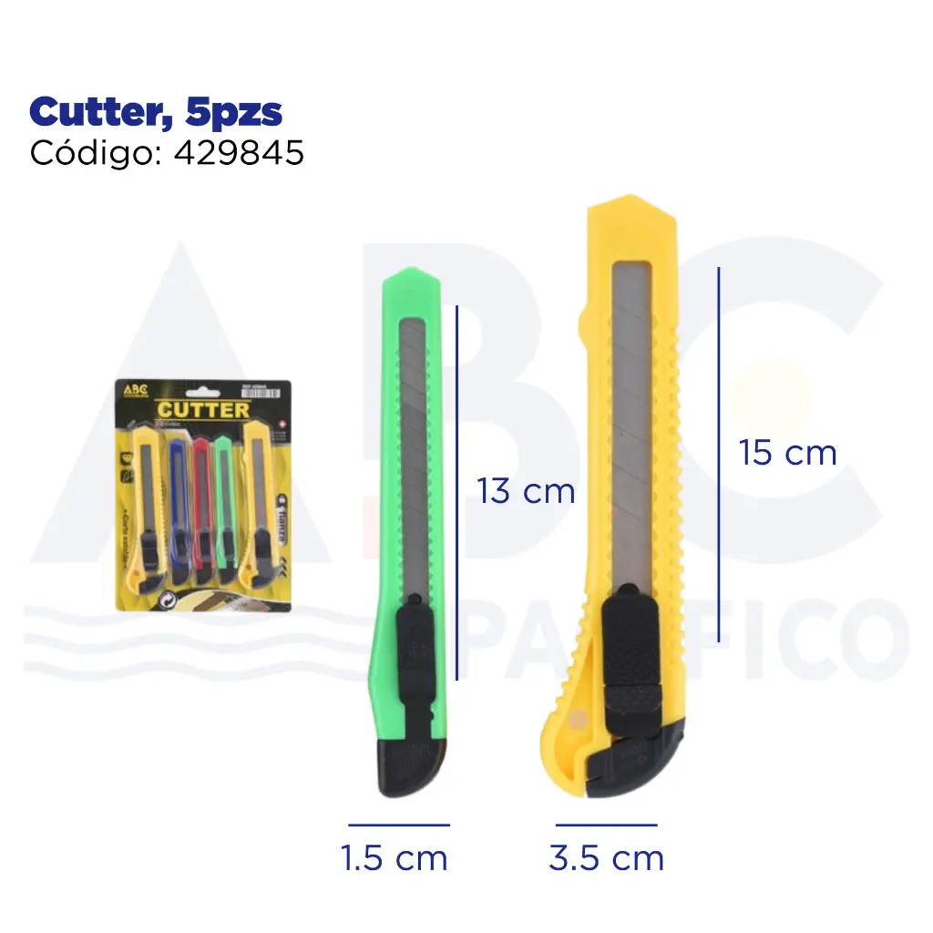 Cutter, 5pzs