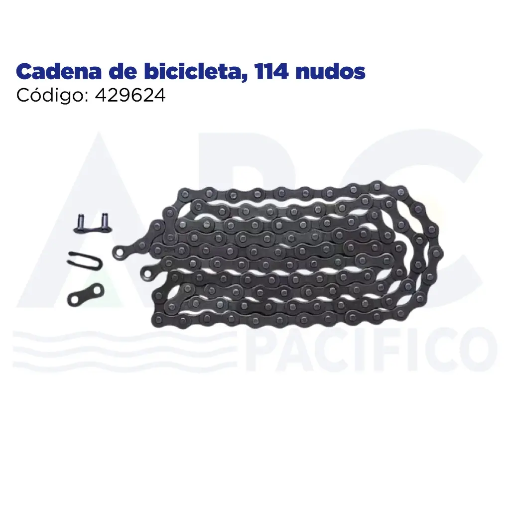 Cadena de bicicleta, 114 nudos