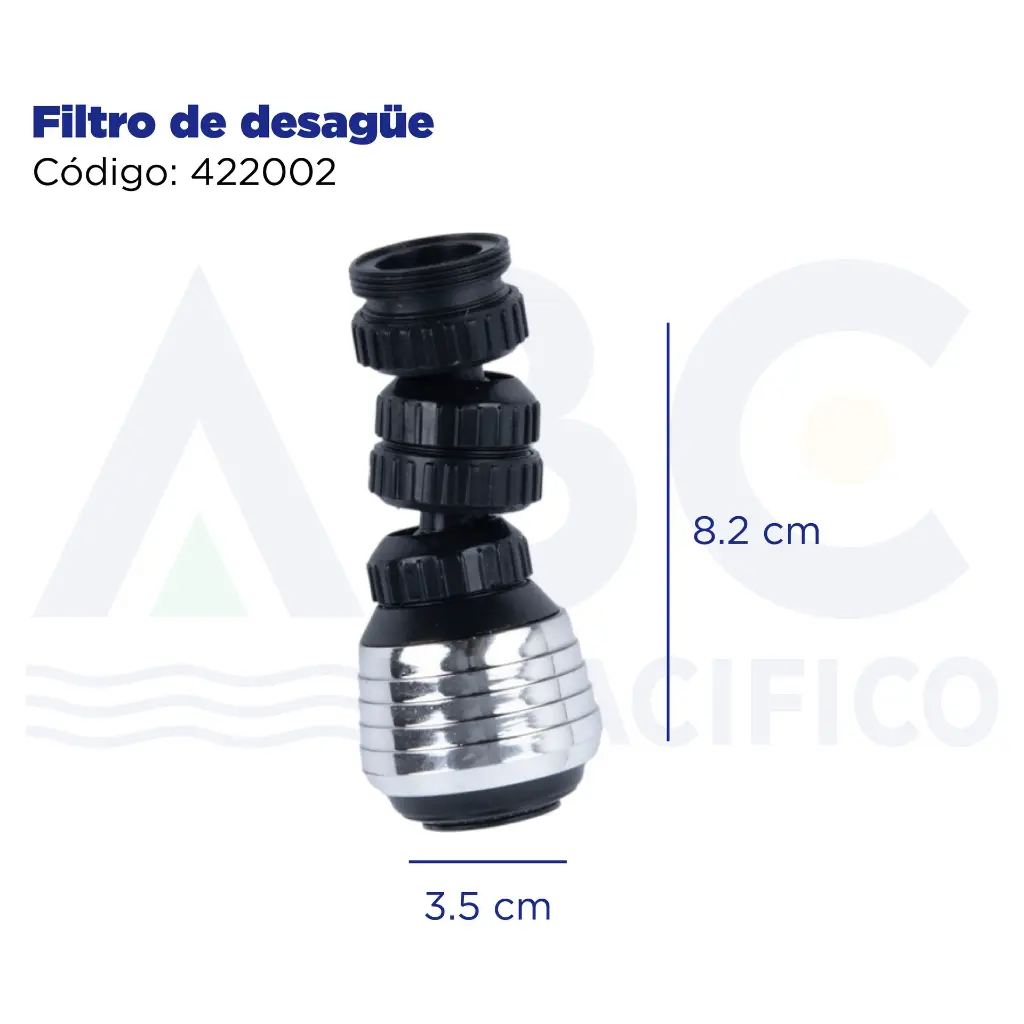 Filtro de desagüe