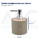 Botella desinfectante para manos