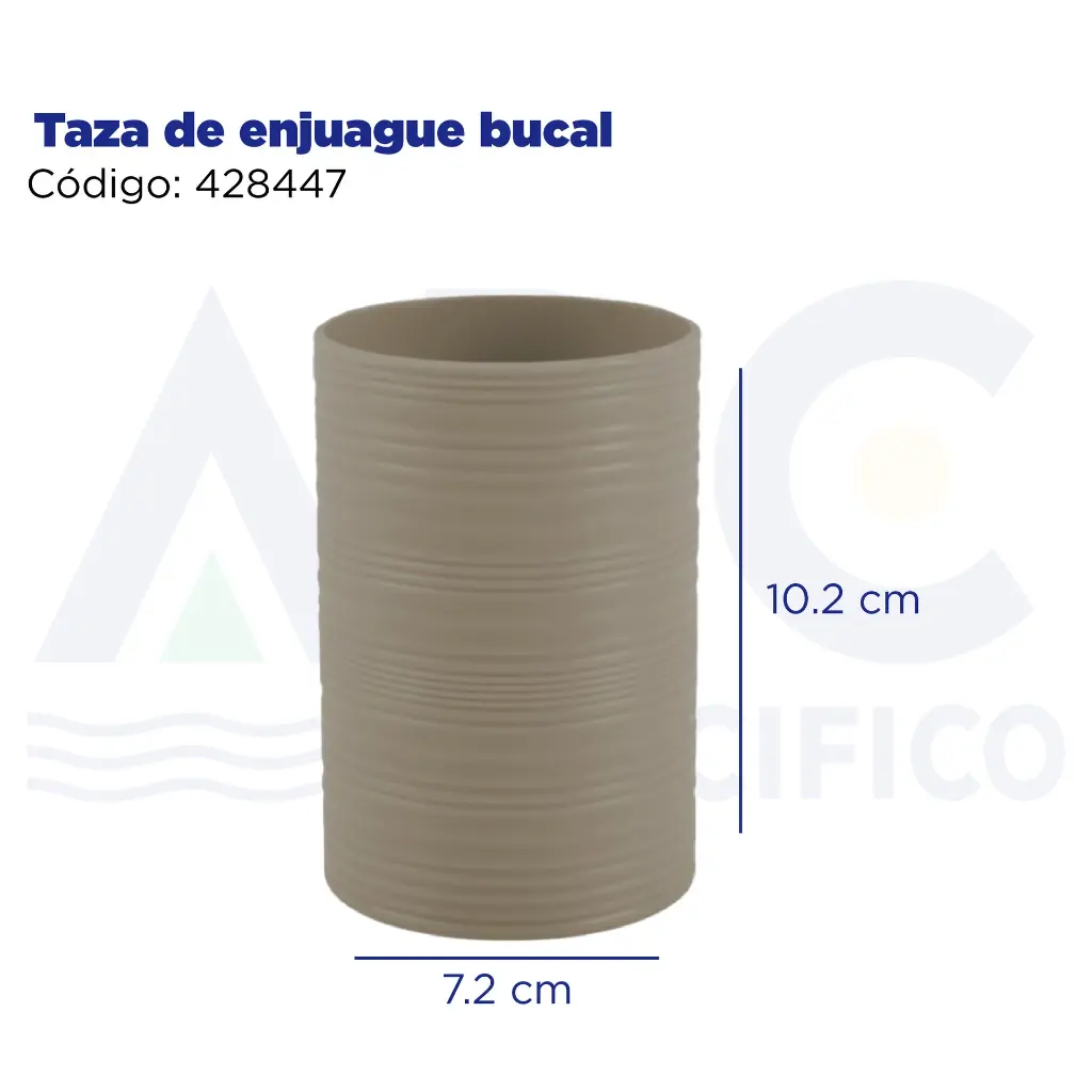 Taza de enjuague bucal