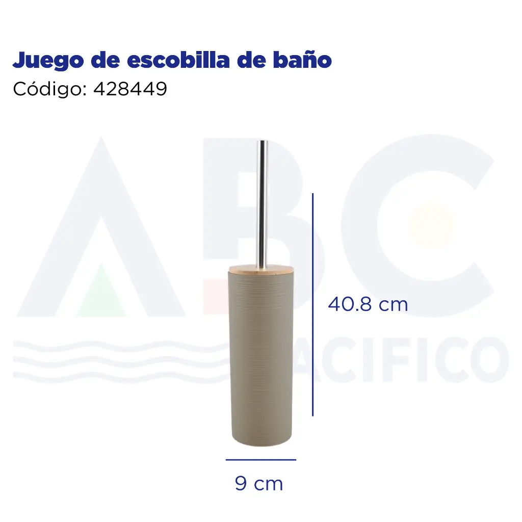 Juego de escobilla de baño