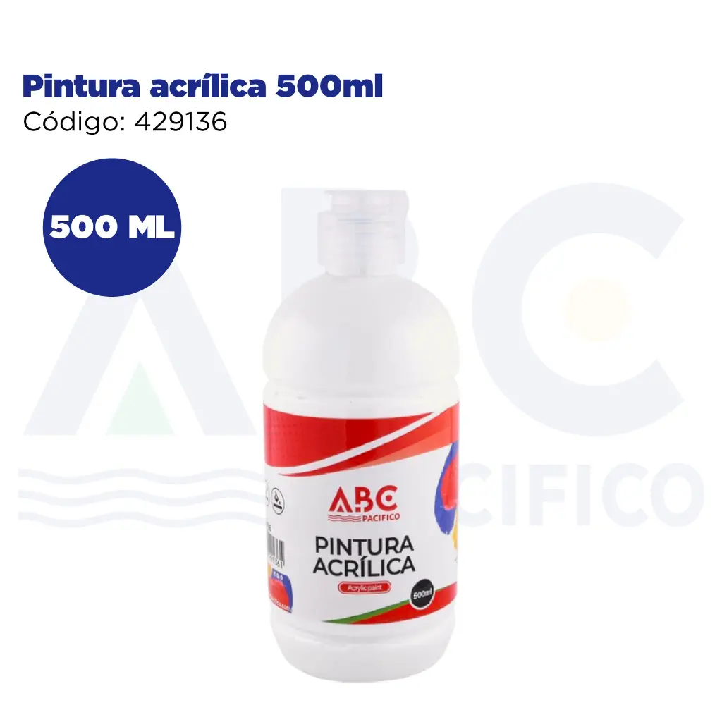 Pintura acrílica 500ml