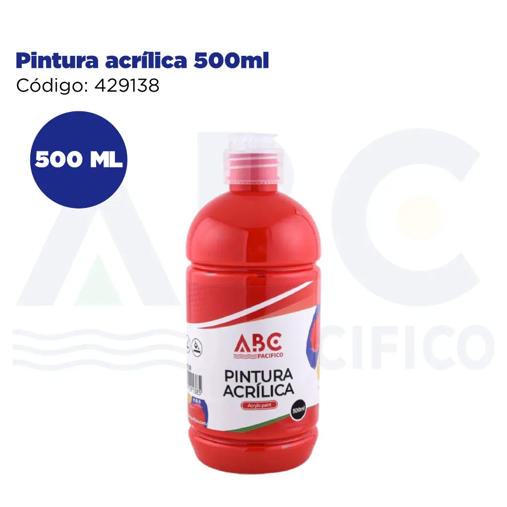 Pintura acrílica 500ml