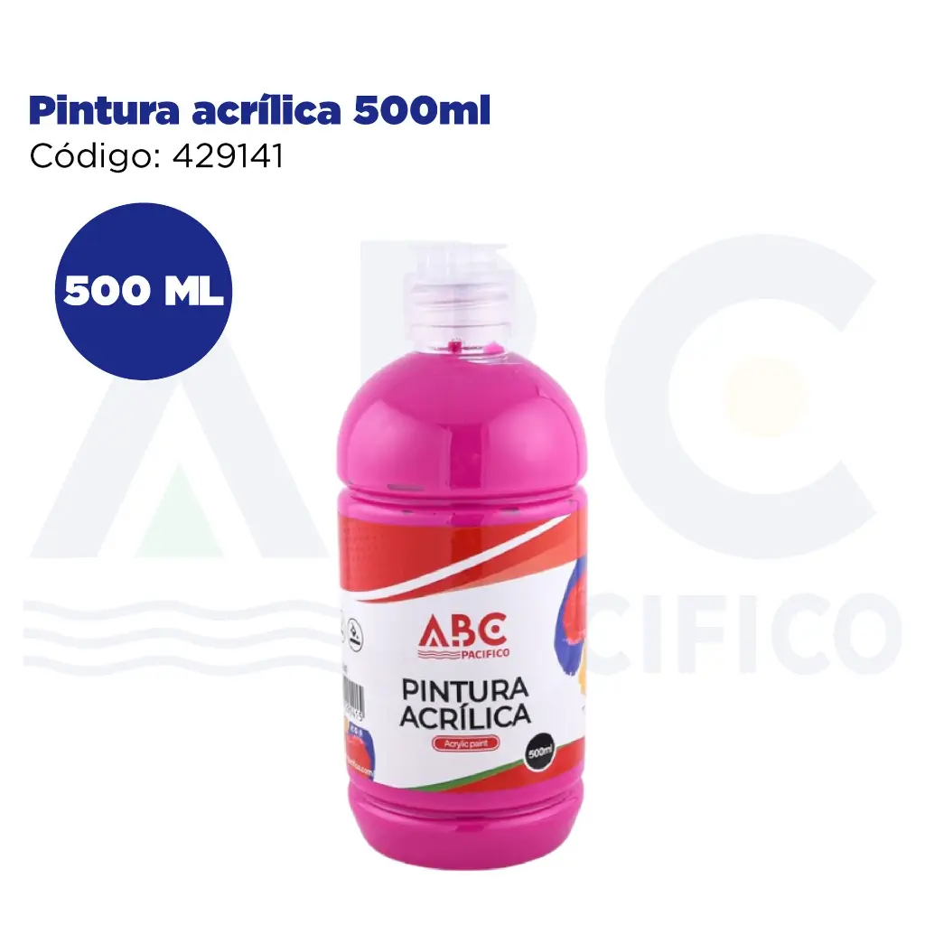 Pintura acrílica 500ml