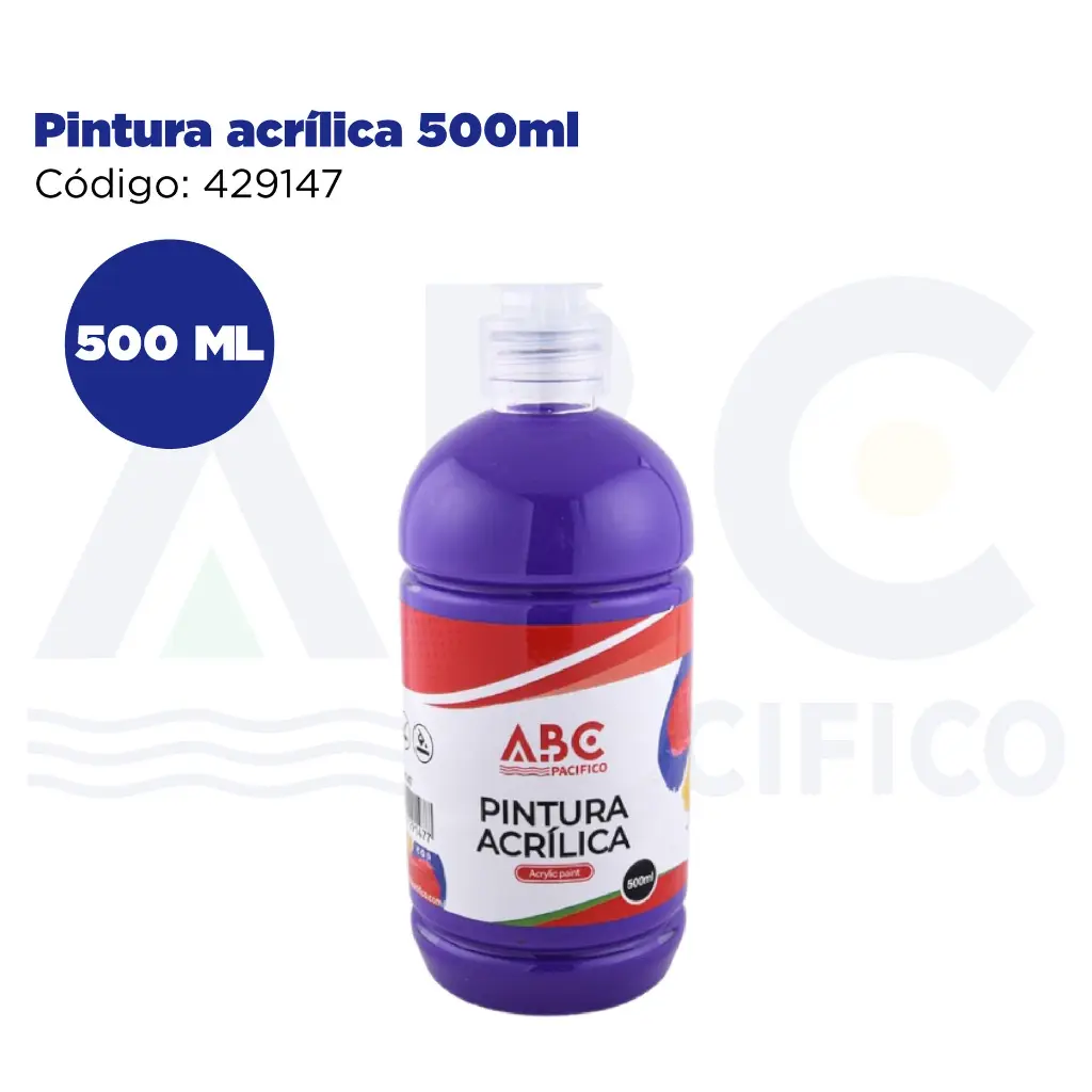 Pintura acrílica 500ml
