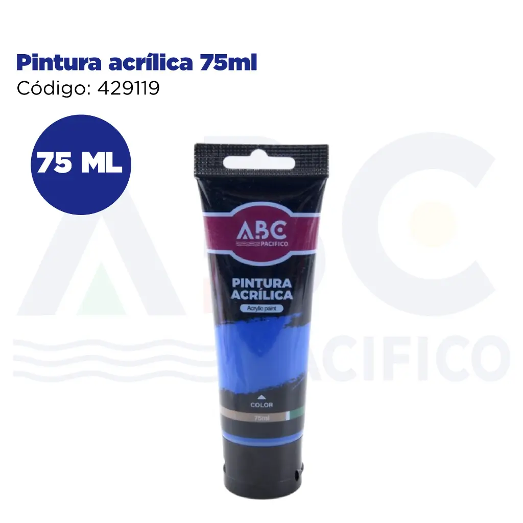 Pintura acrílica 75ml