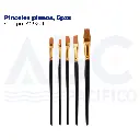Pinceles planos, 5pzs