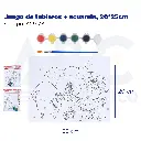Juego de tableros + acuarela, 20*25cm