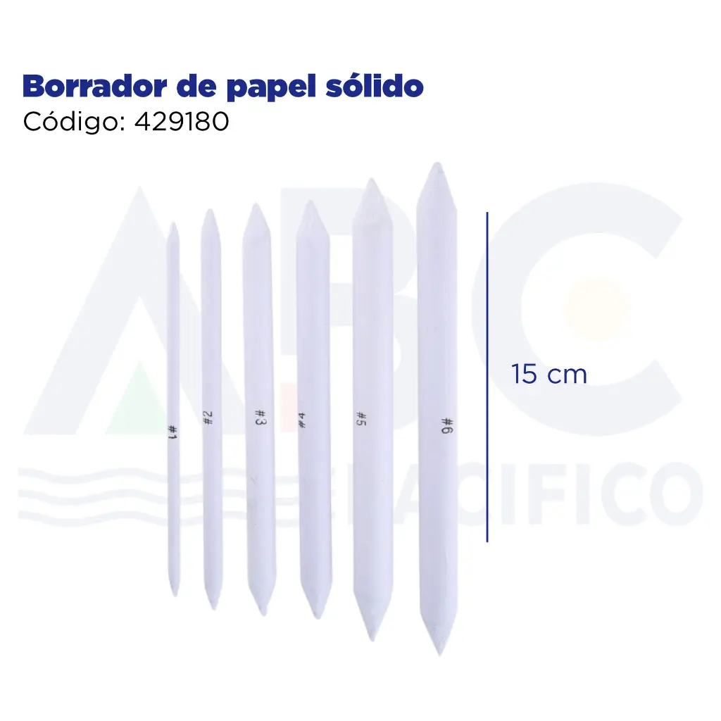 Borrador de papel sólido