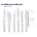 Cuchillos para arcilla, 6pz