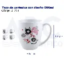 Taza de cerámica con diseño 500ml
