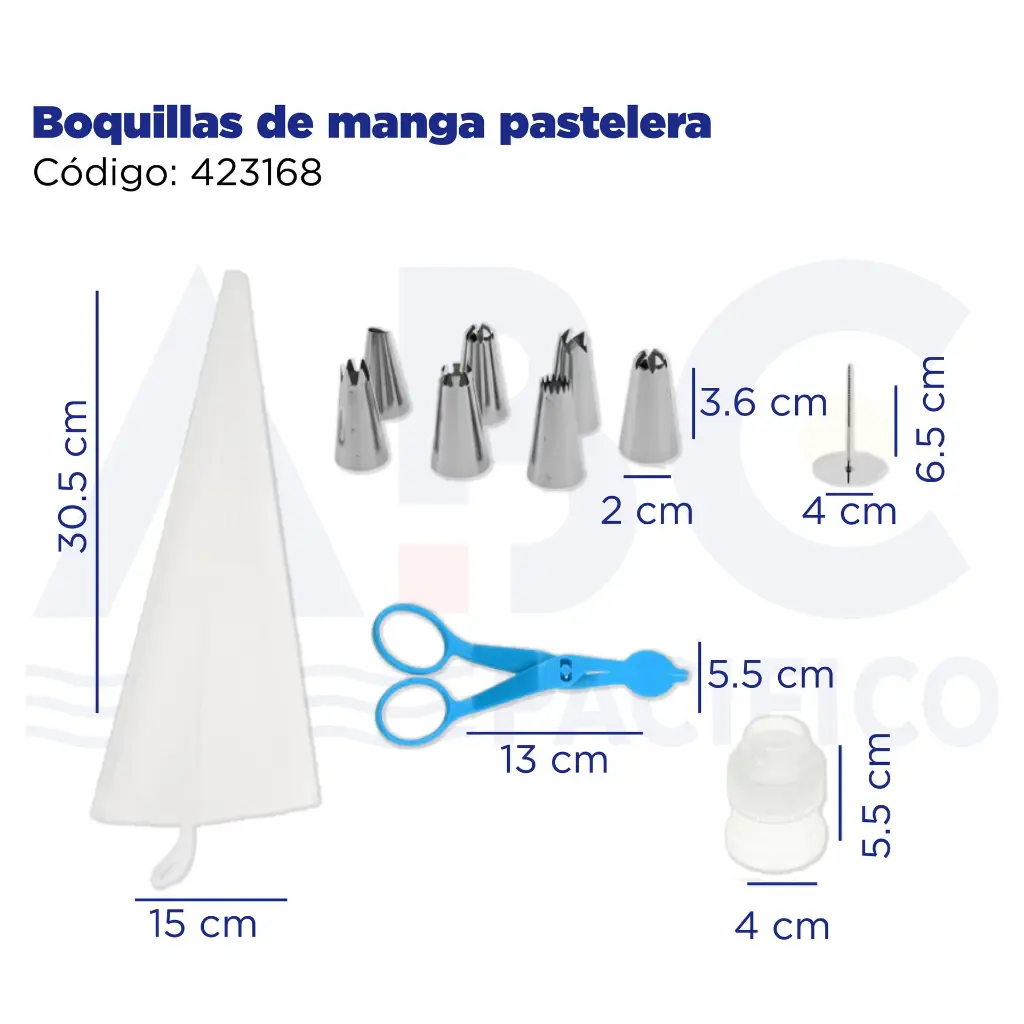 Boquillas de manga pastelera
