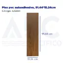 Piso pvc autoadhesivo, 91.44*15.24cm