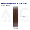 Piso pvc autoadhesivo, 91.44*15.24cm