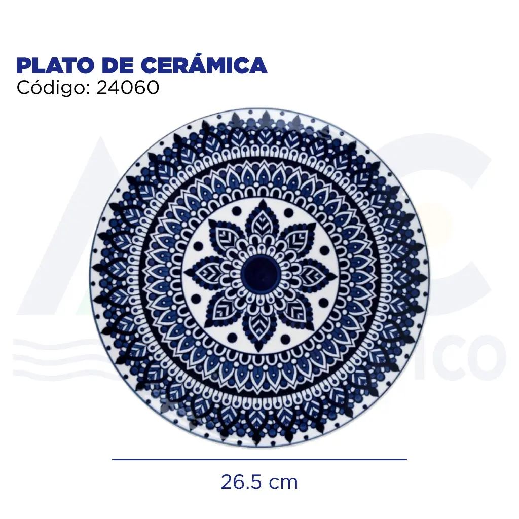 PLATO DE CERÁMICA