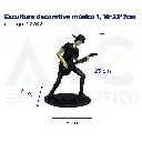 Escultura decorativa músico 1, 18*23*7cm