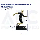 Escultura decorativa futbolista 3, 15.5*24*12cm