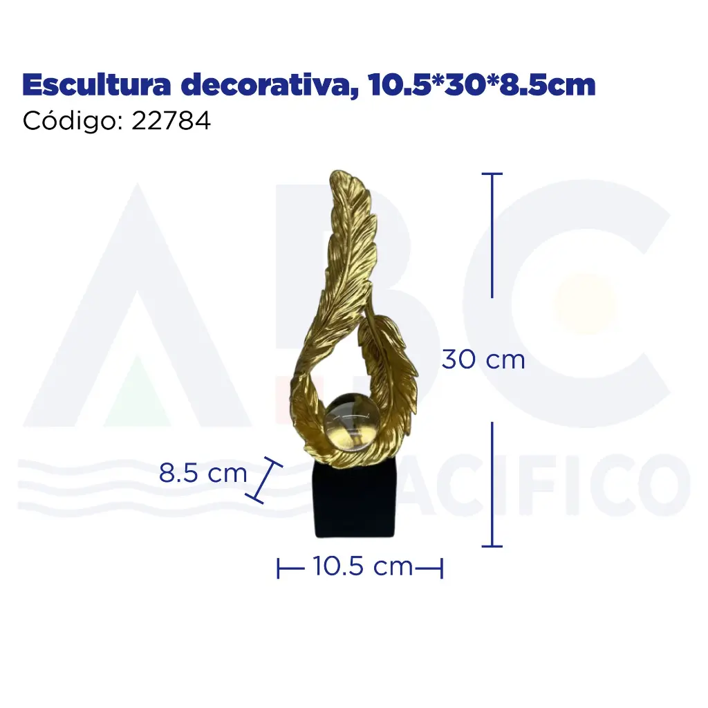 Escultura decorativa, 10.5*30*8.5cm