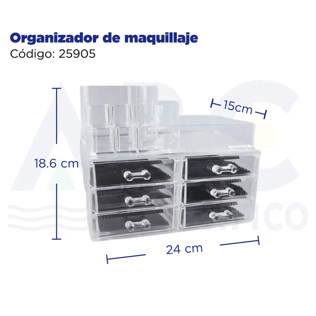 Organizador de maquillaje