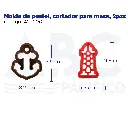 Molde de pastel, cortador para masa, 2pzs