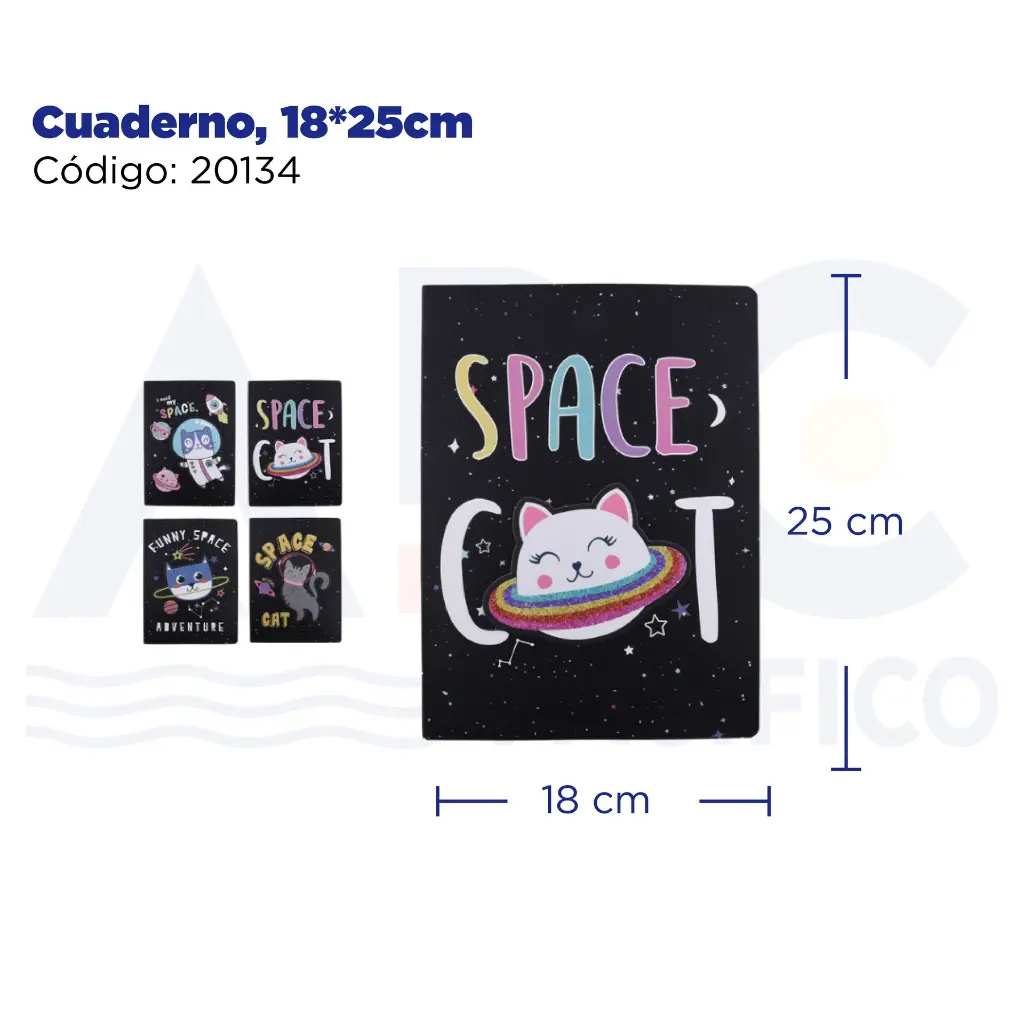 Cuaderno, 18*25cm