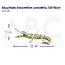 Escultura decorativa cocodrilo, 55*19cm