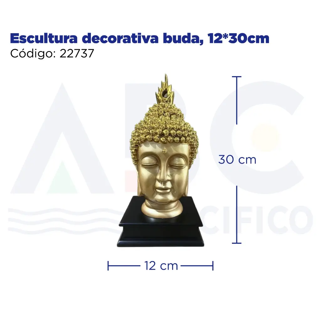 Escultura decorativa buda, 12*30cm