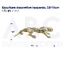 Escultura decorativa leopardo, 55*14cm