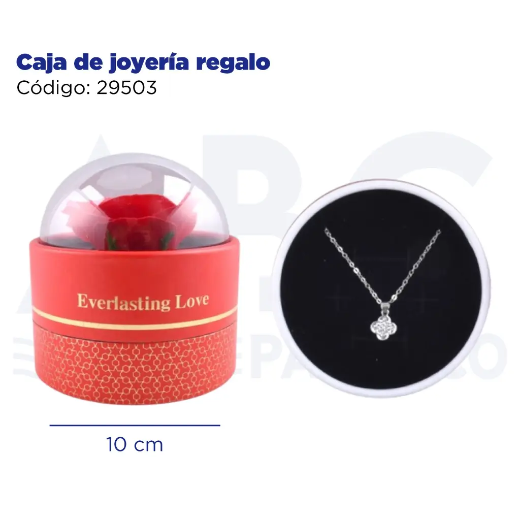 Caja de joyería regalo