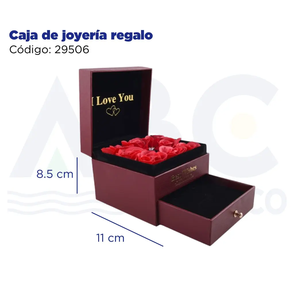 Caja de joyería regalo