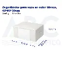 Organizador para ropa en color blanco, 45*60*30cm