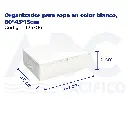 Organizador para ropa en color blanco, 80*45*15cm