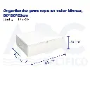 Organizador para ropa en color blanco, 80*60*25cm