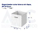 Organizador color blanco sin tapa, 31*31*31cm