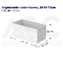 Organizador color blanco, 28*14*13cm