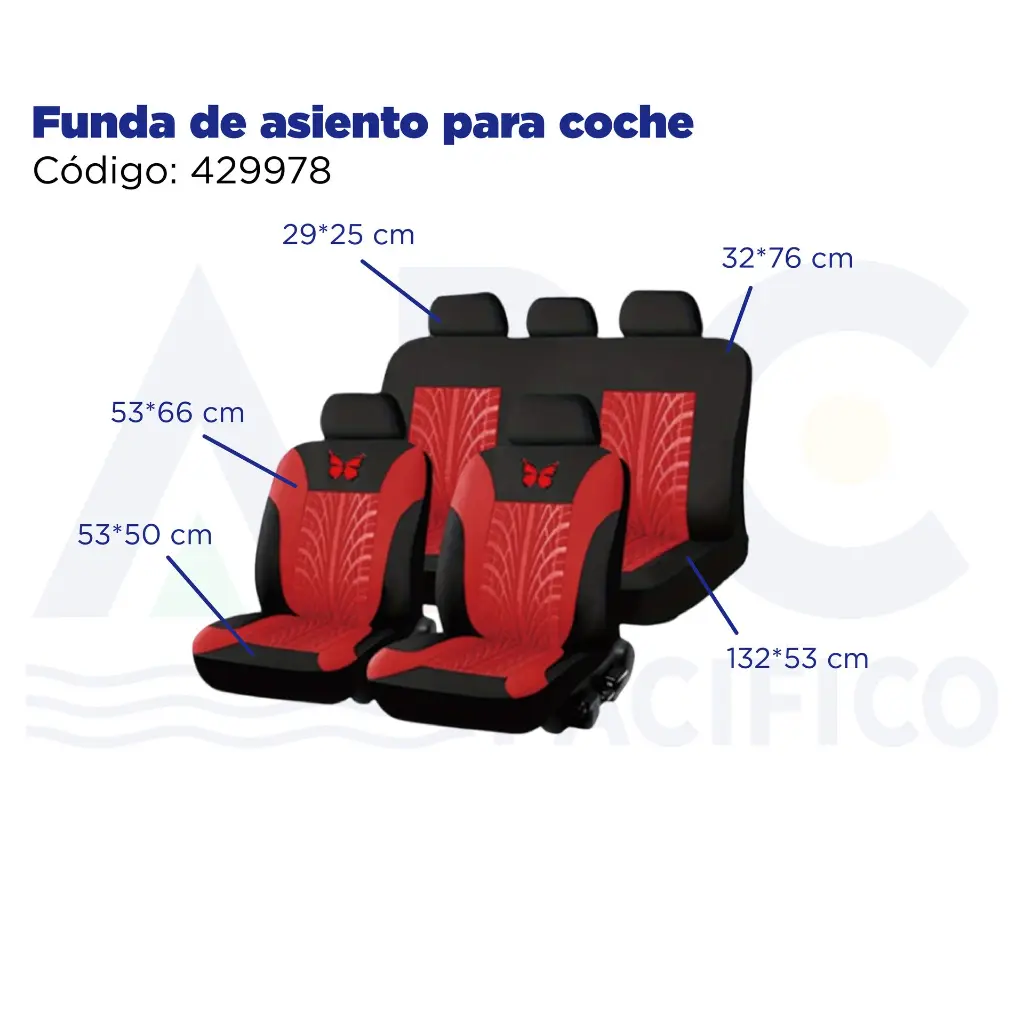 Funda de asiento para coche