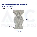 Escultura decorativa en resina, 11.5*7.2*22cm