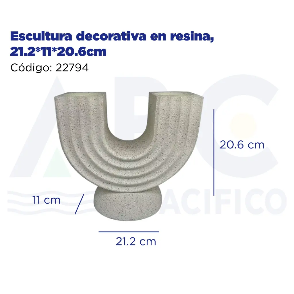 Escultura decorativa en resina, 21.2*11*20.6cm