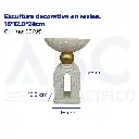 Escultura decorativa en resina, 16*12.8*28cm