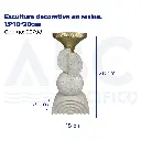 Escultura decorativa en resina, 15*10*28cm