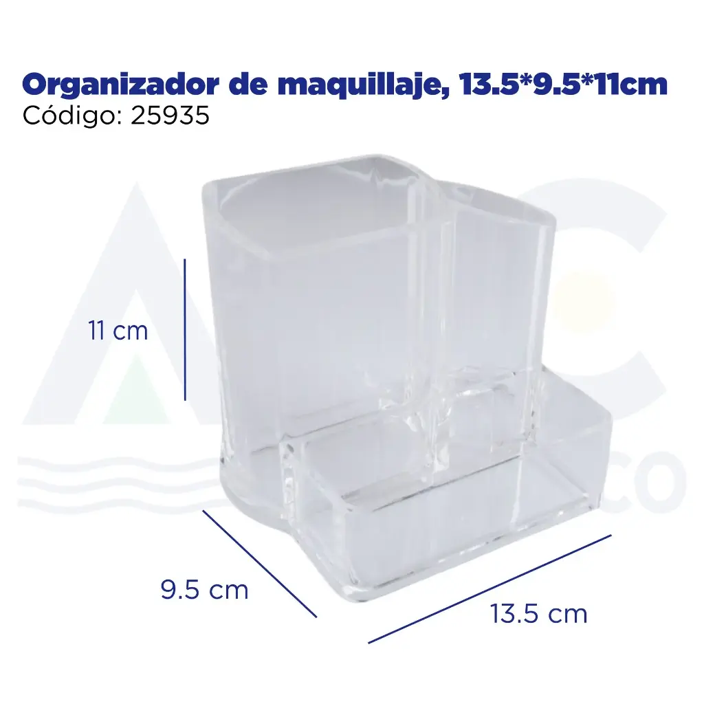 Organizador de maquillaje, 13.5*9.5*11cm
